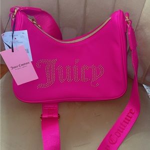 Juicy couture pink flash obsession-crossbody bag.